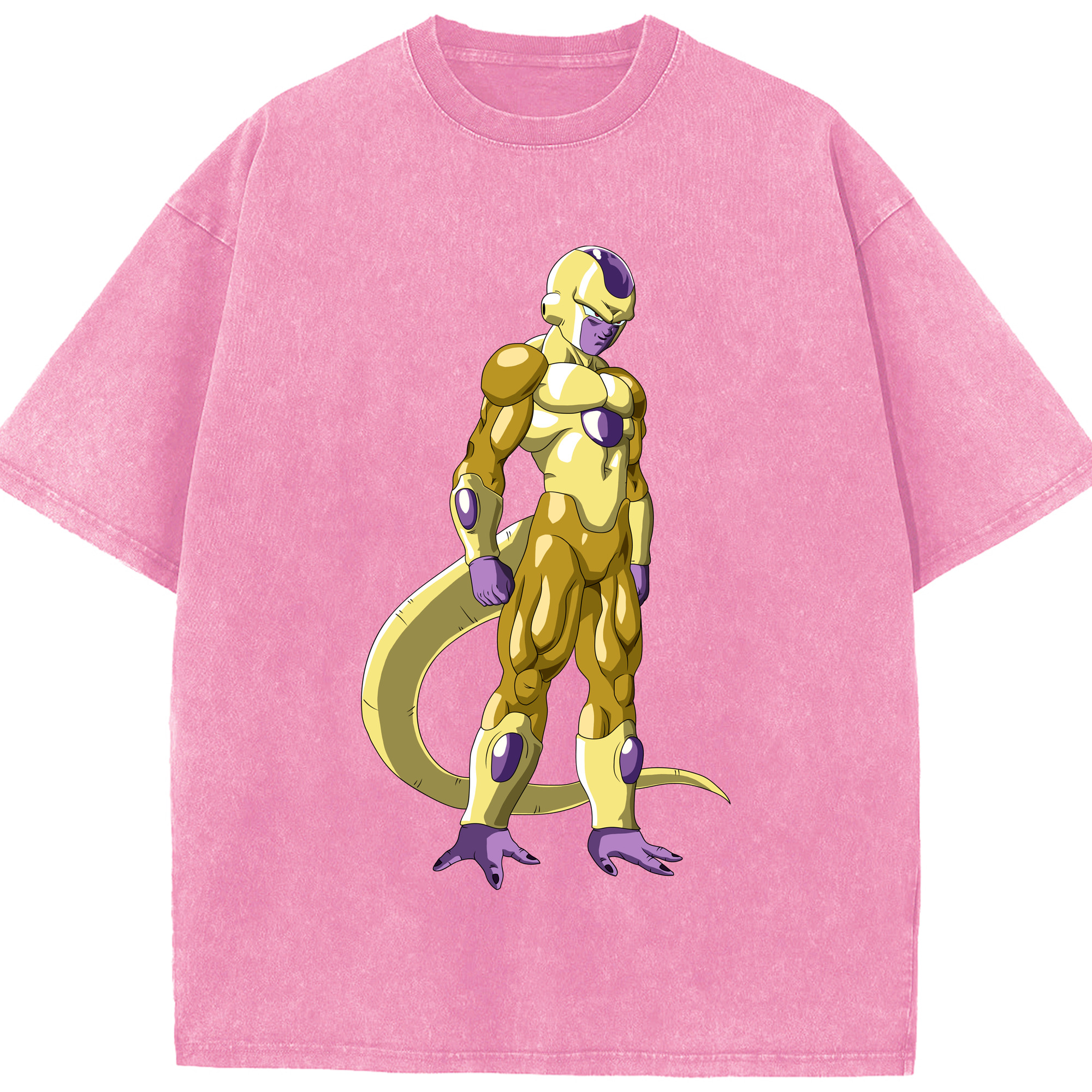 （画像用） ドラゴンボール フリーザ DRAGON BALL Frieza 綿100% ヴィンテージ風 半袖Tシャツ（フロントプリント）
